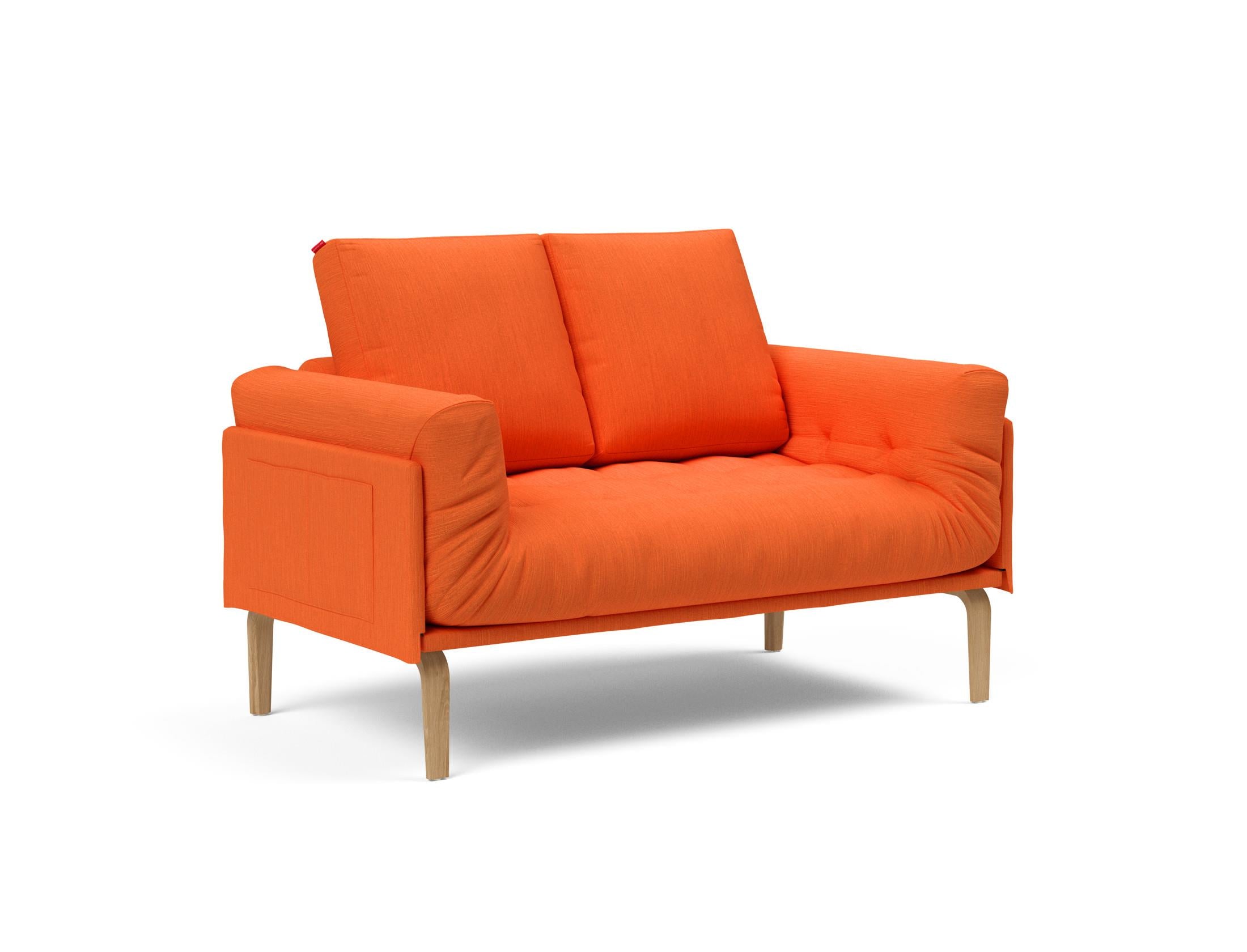 Erleben Sie das Rollo Bow Klappsofa 80 von Innovation Living – ein stilvolles, anpassbares Möbelstück, das Komfort und Funktionalität für kleine Räume vereint.