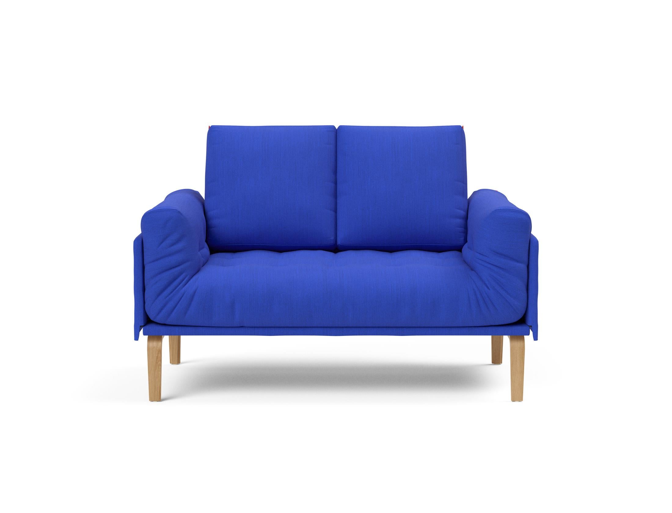 Erleben Sie das Rollo Bow Klappsofa 80 von Innovation Living – ein stilvolles, anpassbares Möbelstück, das Komfort und Funktionalität für kleine Räume vereint.
