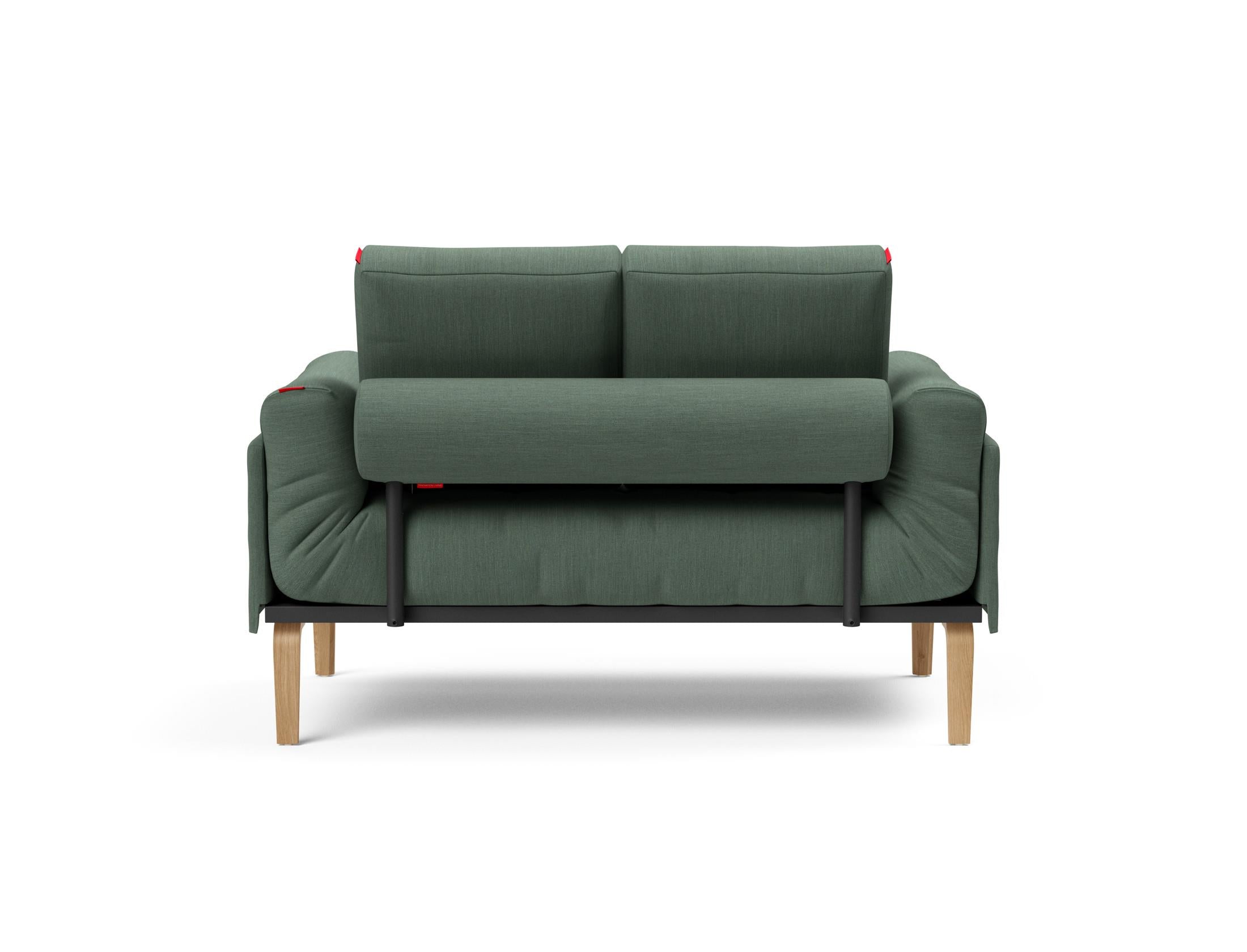 Erleben Sie das Rollo Bow Klappsofa 80 von Innovation Living – ein stilvolles, anpassbares Möbelstück, das Komfort und Funktionalität für kleine Räume vereint.