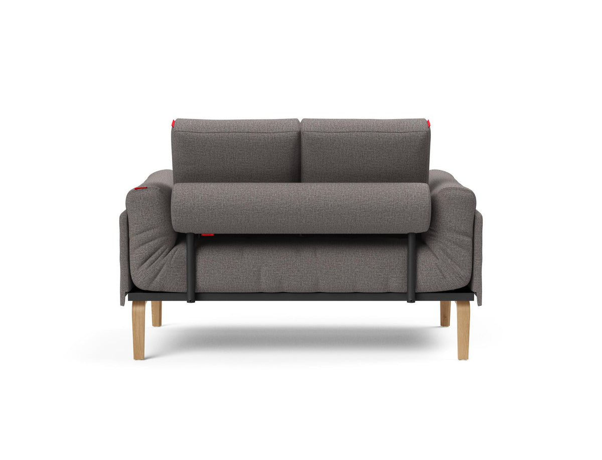 Rollo Bow Klappsofa 80 mit Gestellbezug Spring in 521 Mixed Dance Grey präsentiert im Onlineshop von KAQTU Design AG. Bettsofa ist von Innovation Living