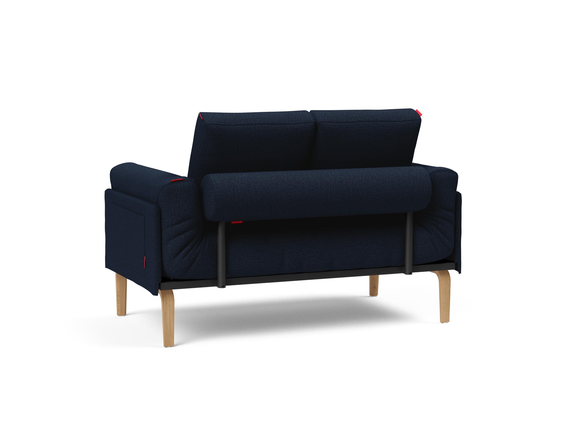 Erleben Sie das Rollo Bow Klappsofa 80 von Innovation Living – ein stilvolles, anpassbares Möbelstück, das Komfort und Funktionalität für kleine Räume vereint.