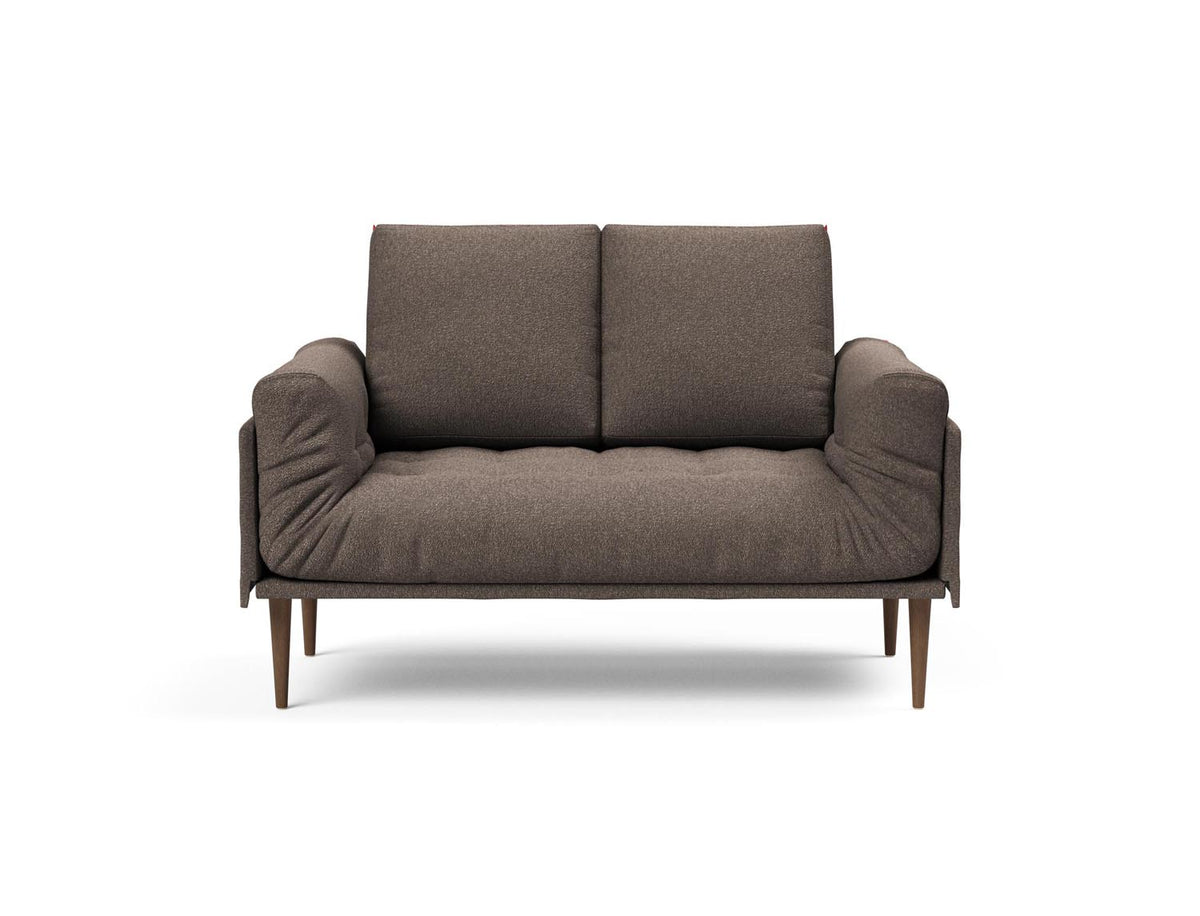 Rollo Styletto Klappsofa 80 mit Gestellbezug Spring in 530 Bouclé Taupe präsentiert im Onlineshop von KAQTU Design AG. Bettsofa ist von Innovation Living