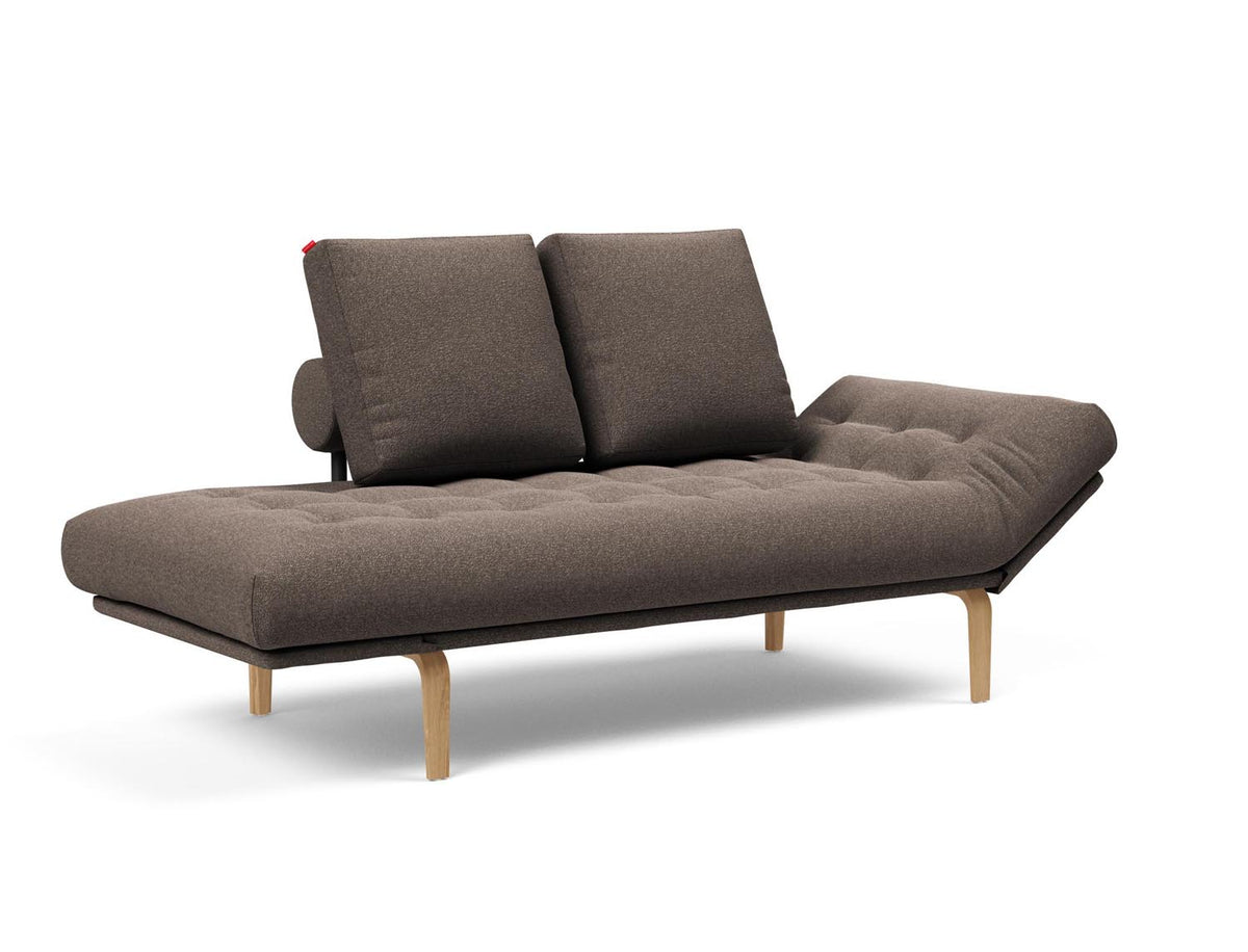 Rollo Bow Klappsofa 80 mit Gestellbezug Spring in 530 Bouclé Taupe präsentiert im Onlineshop von KAQTU Design AG. Bettsofa ist von Innovation Living