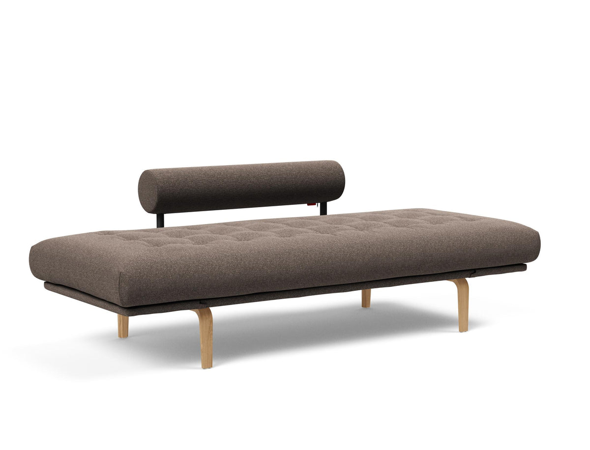Rollo Bow Klappsofa 80 mit Gestellbezug Spring in 530 Bouclé Taupe präsentiert im Onlineshop von KAQTU Design AG. Bettsofa ist von Innovation Living