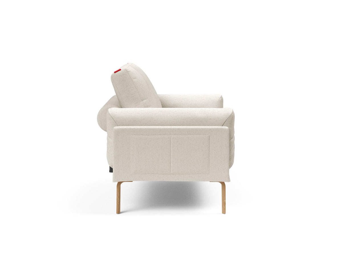 Rollo Bow Klappsofa 80 mit Gestellbezug Spring in 531 Bouclé Off White präsentiert im Onlineshop von KAQTU Design AG. Bettsofa ist von Innovation Living