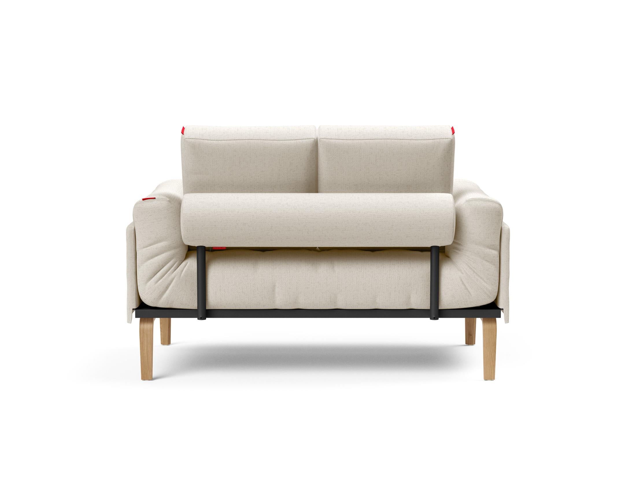 Erleben Sie das Rollo Bow Klappsofa 80 von Innovation Living – ein stilvolles, anpassbares Möbelstück, das Komfort und Funktionalität für kleine Räume vereint.