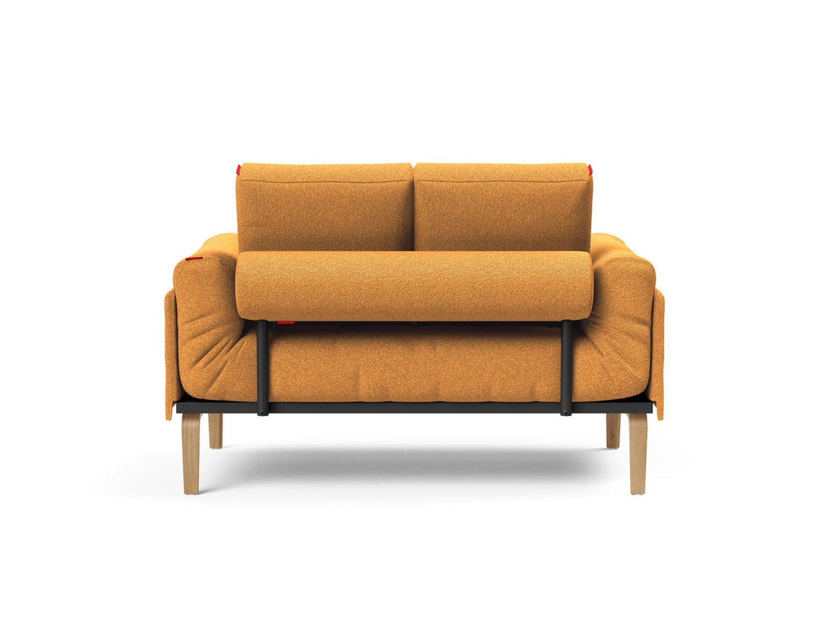 Rollo Bow Klappsofa 80 mit Gestellbezug Spring in 536 Bouclé Ochre präsentiert im Onlineshop von KAQTU Design AG. Bettsofa ist von Innovation Living
