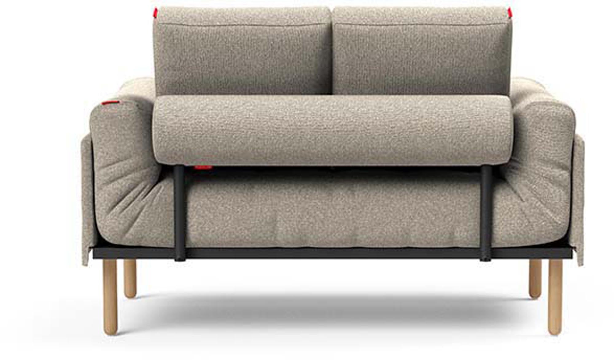 Erleben Sie das Rollo Stem Klappsofa 80 Spring von Innovation Living – ein elegantes Möbelstück, das Komfort und praktische Funktionen vereint.