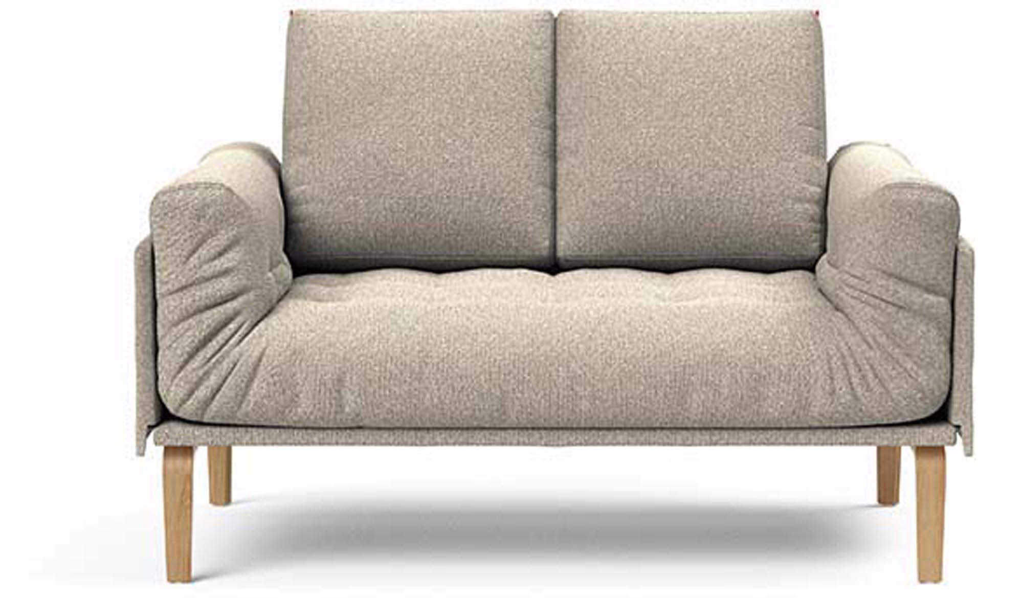 Rollo Bow Klappsofa 80 von Innovation Living: modernes Tagesbett mit 5-Stufen-Erhöhung, ideal für kleine Räume, Komfort und Stil vereint.