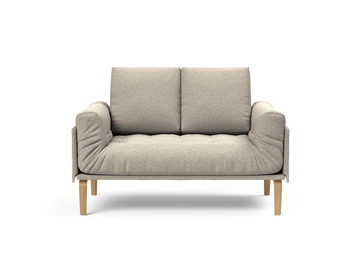 Rollo Bow Klappsofa 80 mit Gestellbezug Spring in 539 Bouclé Beige präsentiert im Onlineshop von KAQTU Design AG. Bettsofa ist von Innovation Living