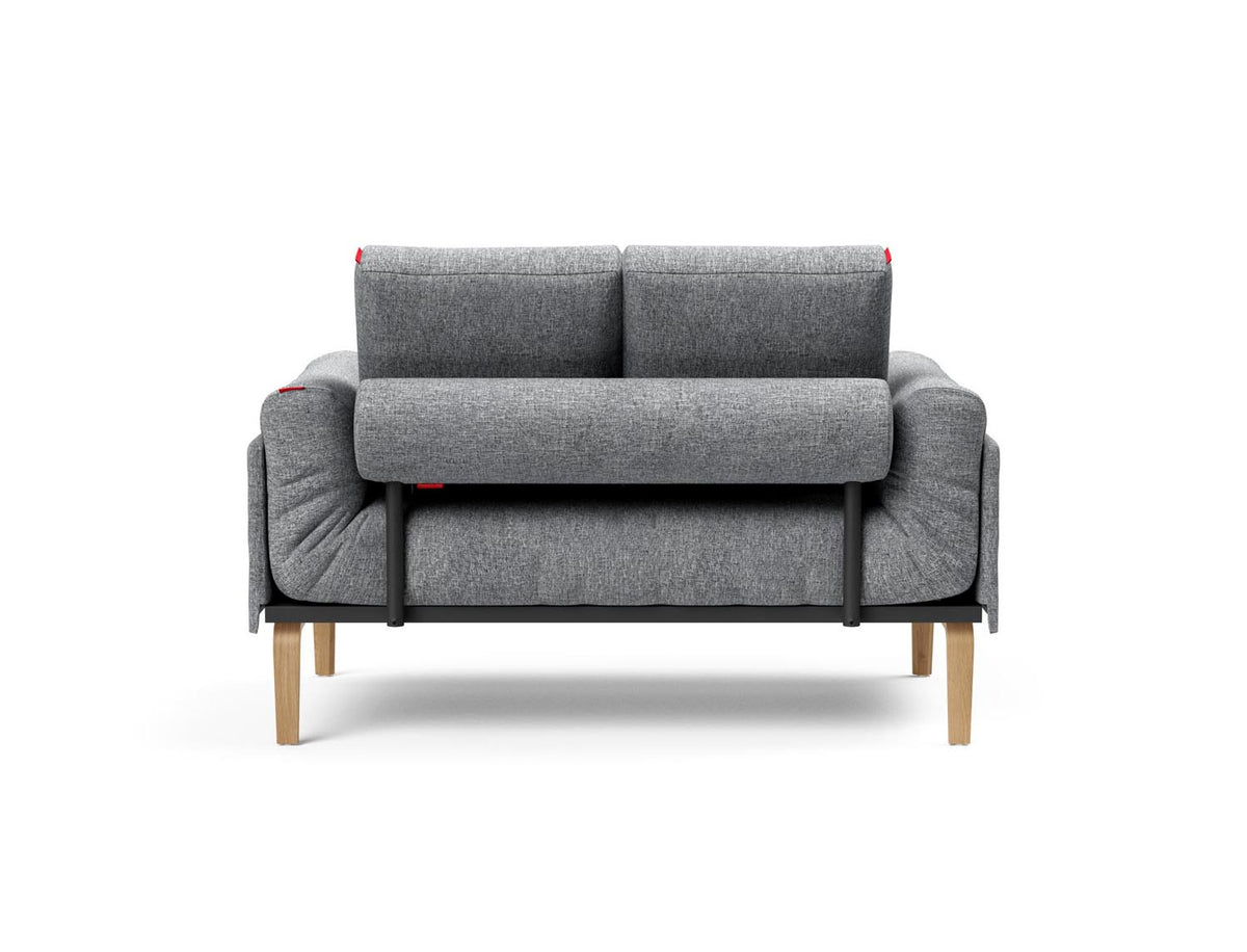 Rollo Bow Klappsofa 80 mit Gestellbezug Spring in 565 Twist Granite präsentiert im Onlineshop von KAQTU Design AG. Bettsofa ist von Innovation Living