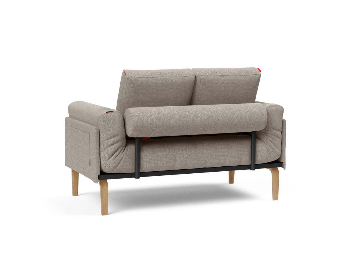 Rollo Bow Klappsofa 80 mit Gestellbezug Spring in 579 Kenya Gravel präsentiert im Onlineshop von KAQTU Design AG. Bettsofa ist von Innovation Living