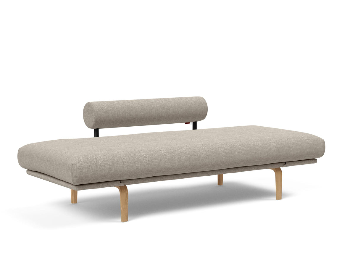 Rollo Bow Klappsofa 80 mit Gestellbezug Spring in 579 Kenya Gravel präsentiert im Onlineshop von KAQTU Design AG. Bettsofa ist von Innovation Living
