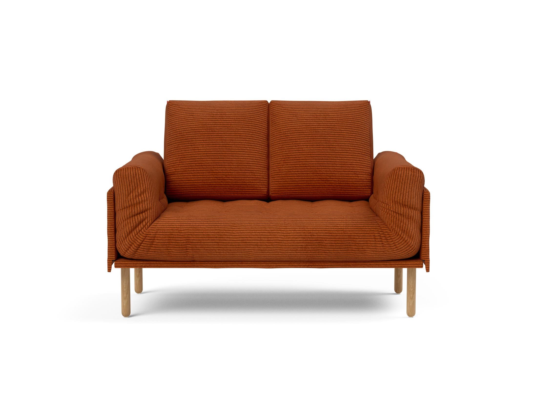 Erleben Sie das Rollo Stem Klappsofa 80 von Innovation Living – ein stilvolles, funktionales Tagesbett, das Komfort und Anpassungsfähigkeit vereint.