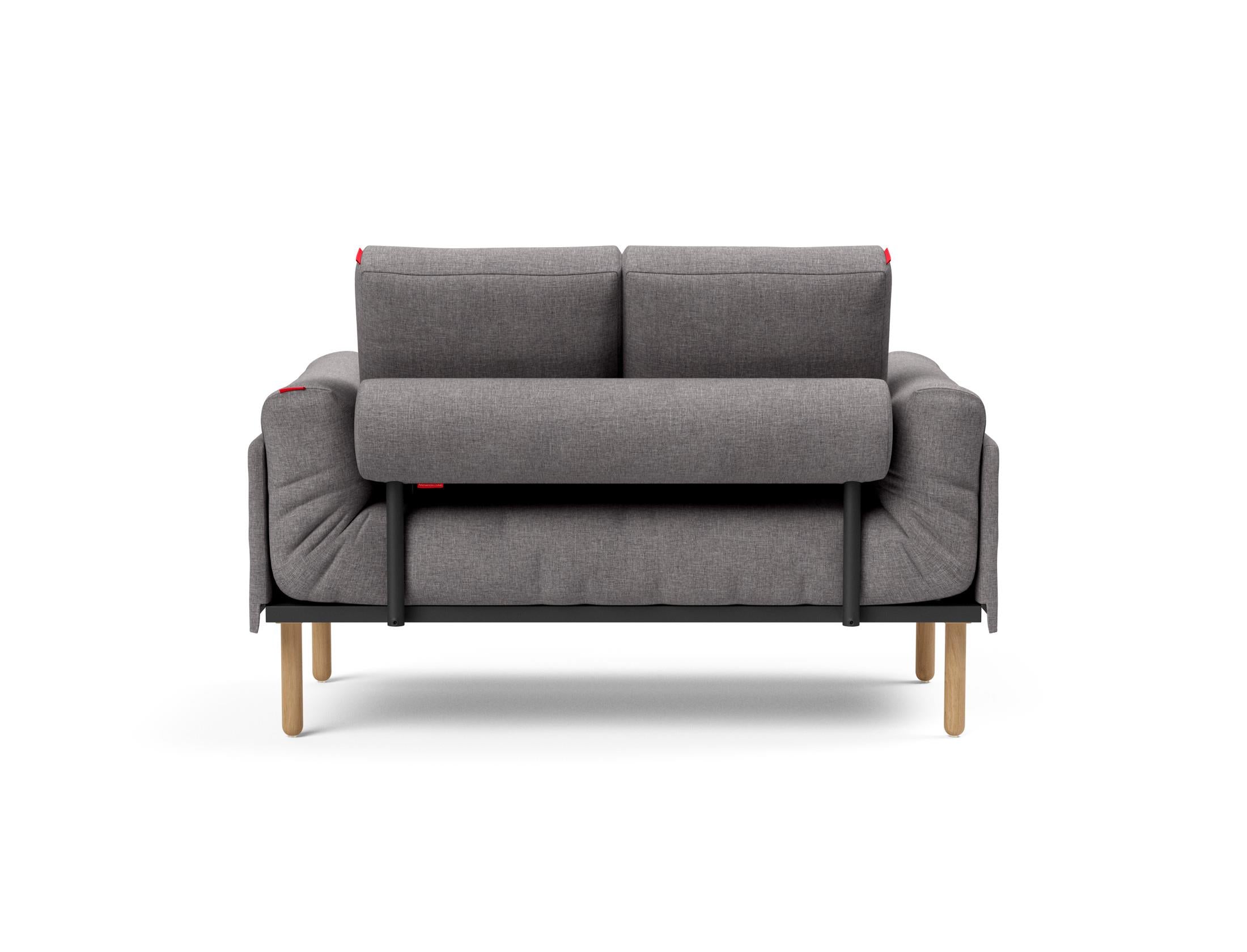 Erleben Sie das Rollo Stem Klappsofa 80 – ein multifunktionales Möbelstück, das Stil, Komfort und Anpassungsfähigkeit für Ihr Zuhause bietet.