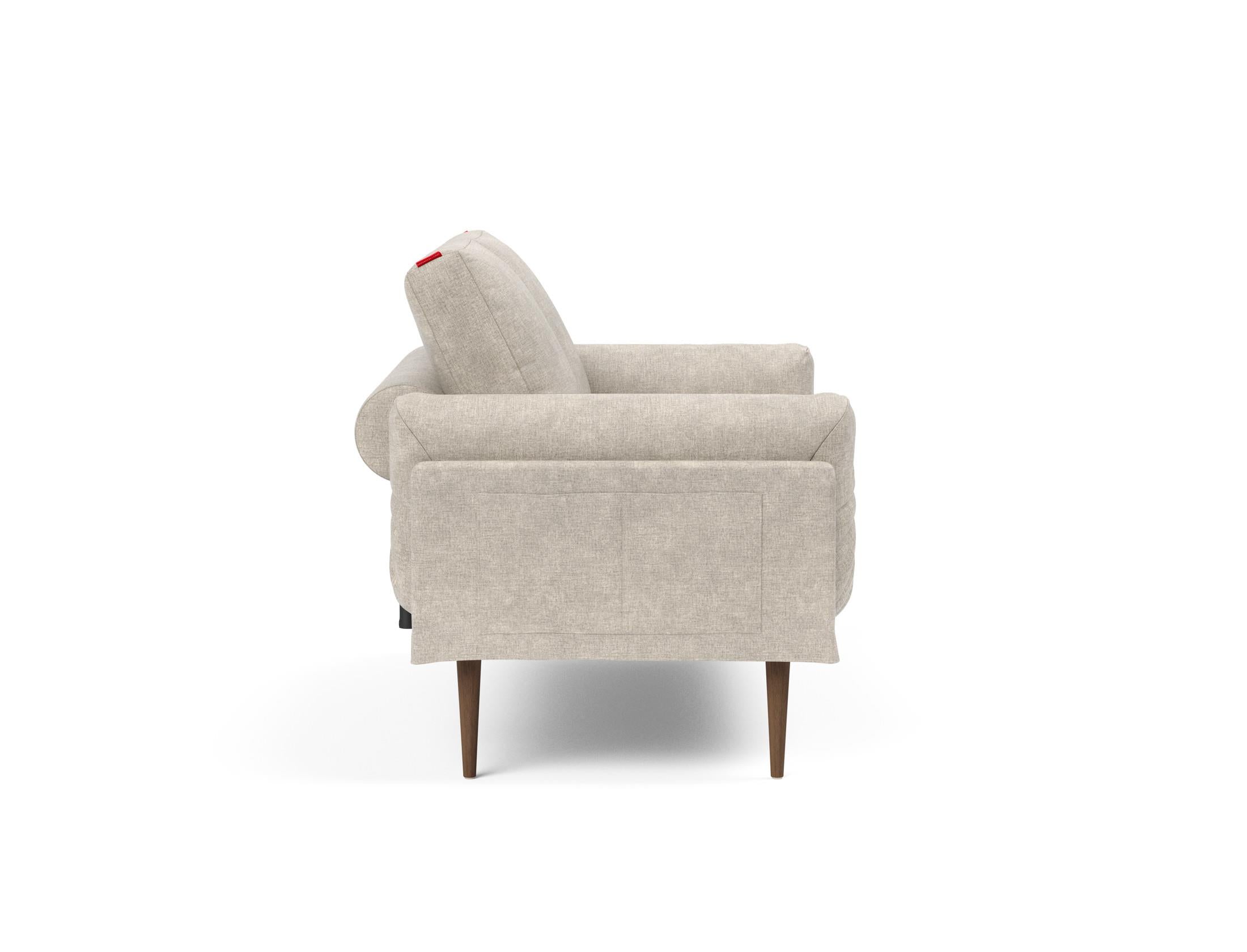 Erleben Sie das Rollo Styletto Klappsofa 80 von Innovation Living – ein stilvolles, multifunktionales Möbelstück, perfekt für kleine Räume und vielseitige Nutzung.