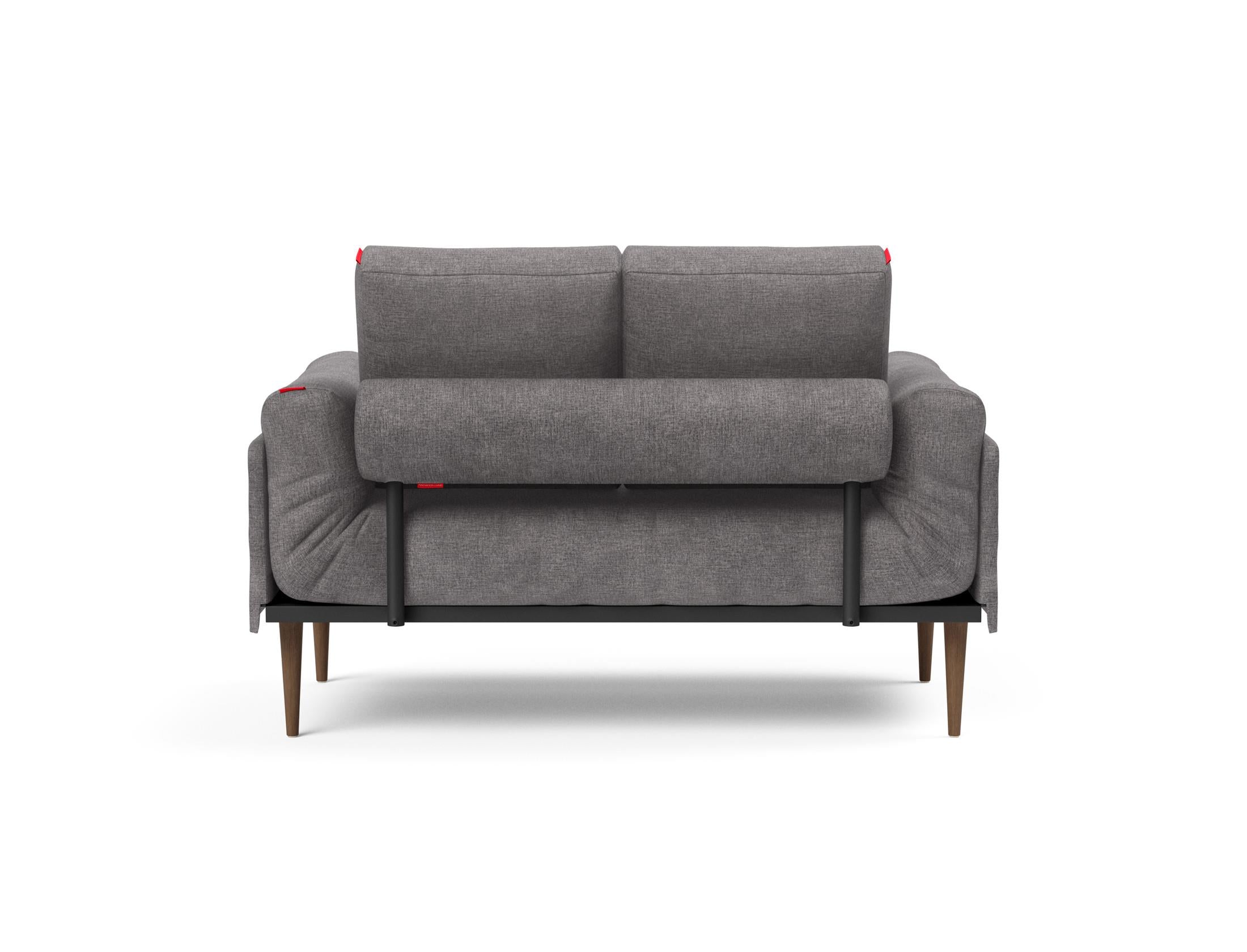 Entdecken Sie das Rollo Styletto Klappsofa 80 von Innovation Living – ein elegantes, flexibles Sofa, ideal für kompakte Wohnräume und vielseitige Anwendungen.