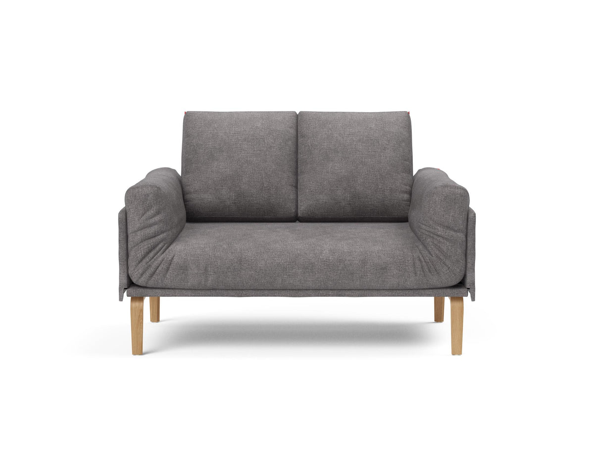 Rollo Bow Klappsofa 80 mit Cover und Gestellbezug Spring in 282 Avella Warm Grey präsentiert im Onlineshop von KAQTU Design AG. Bettsofa ist von Innovation Living