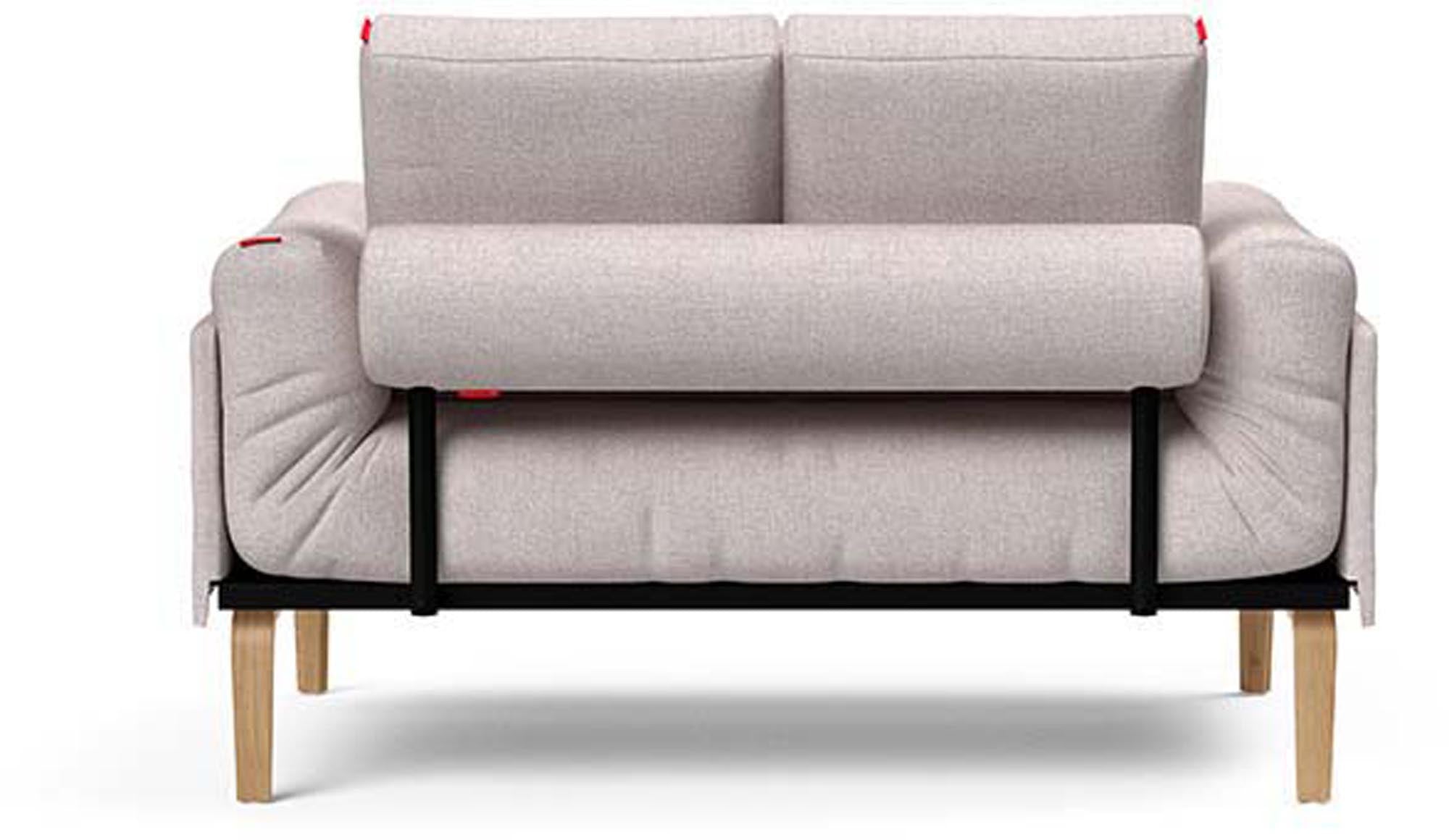 Entdecken Sie das Rollo Bow Klappsofa 80 von Innovation Living – stilvolles Design trifft auf praktischen Komfort mit dem einzigartigen Cover Spring.