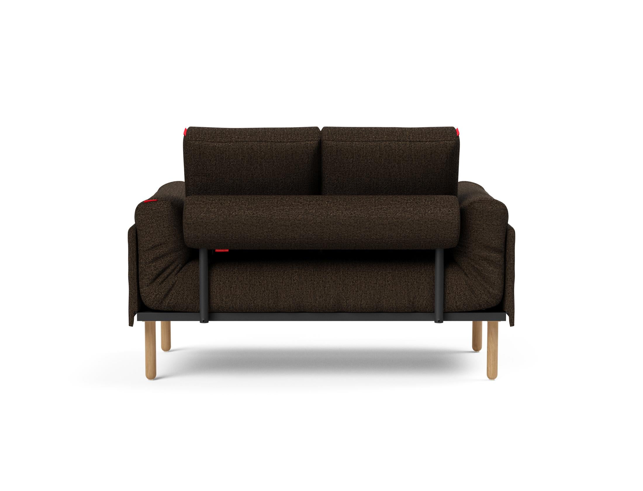 Erleben Sie das Rollo Stem Klappsofa 80 – ein multifunktionales Möbelstück, das Stil, Komfort und Anpassungsfähigkeit für Ihr Zuhause bietet.
