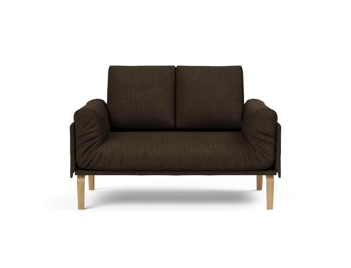 Rollo Bow Klappsofa 80 mit Cover und Gestellbezug Spring in 358 Taura Chocco präsentiert im Onlineshop von KAQTU Design AG. Bettsofa ist von Innovation Living