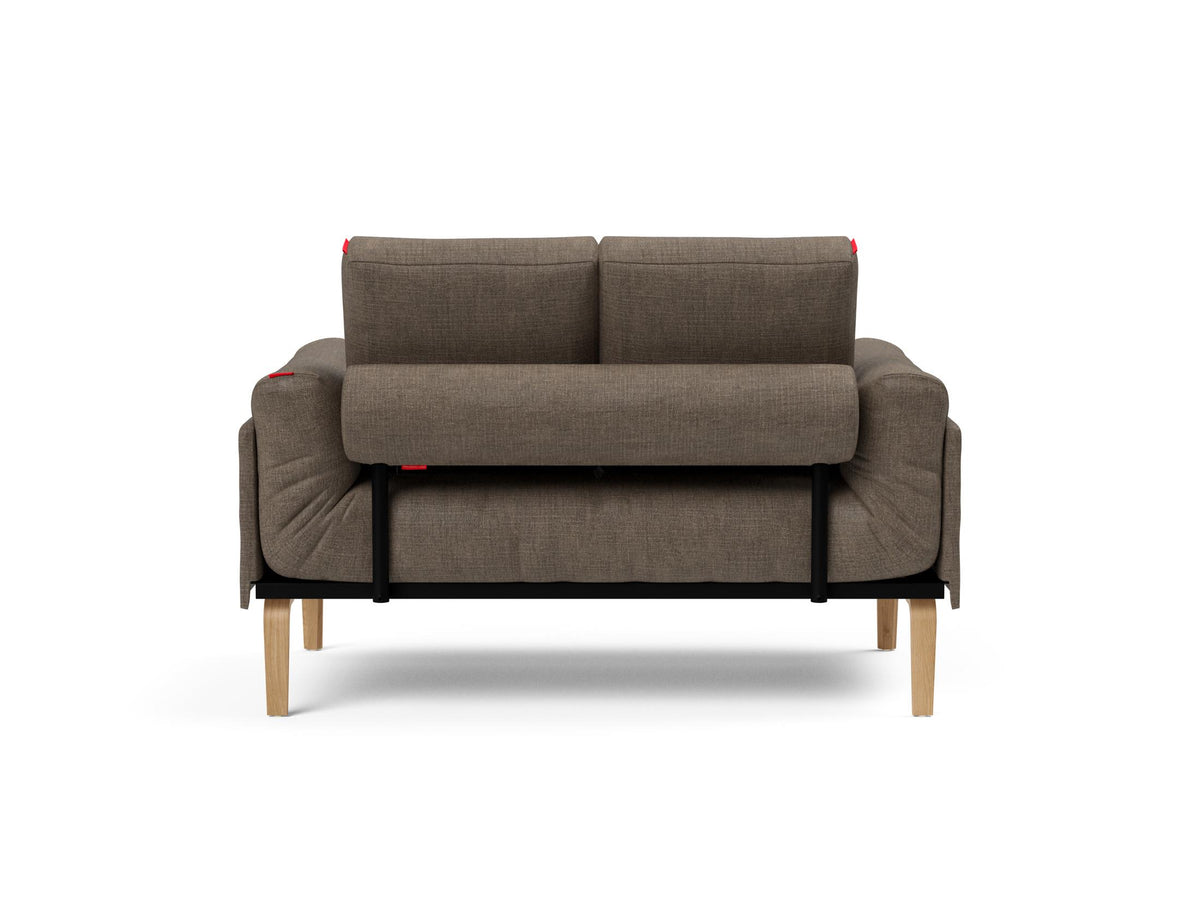 Rollo Bow Klappsofa 80 mit Cover und Gestellbezug Spring in 411 Esina Cedar Brown präsentiert im Onlineshop von KAQTU Design AG. Bettsofa ist von Innovation Living