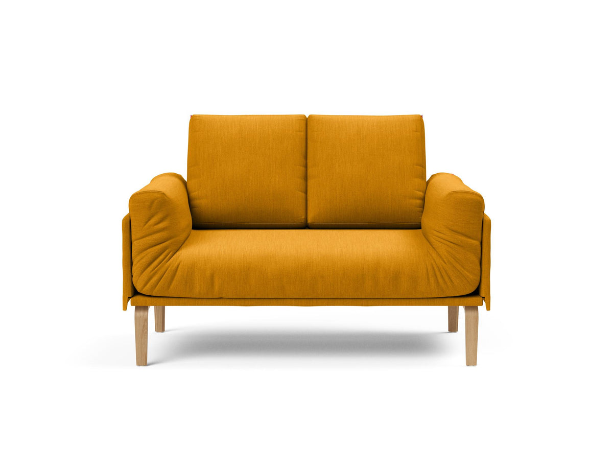Rollo Bow Klappsofa 80 mit Cover und Gestellbezug Spring in 507 Elegance Burned Curry präsentiert im Onlineshop von KAQTU Design AG. Bettsofa ist von Innovation Living