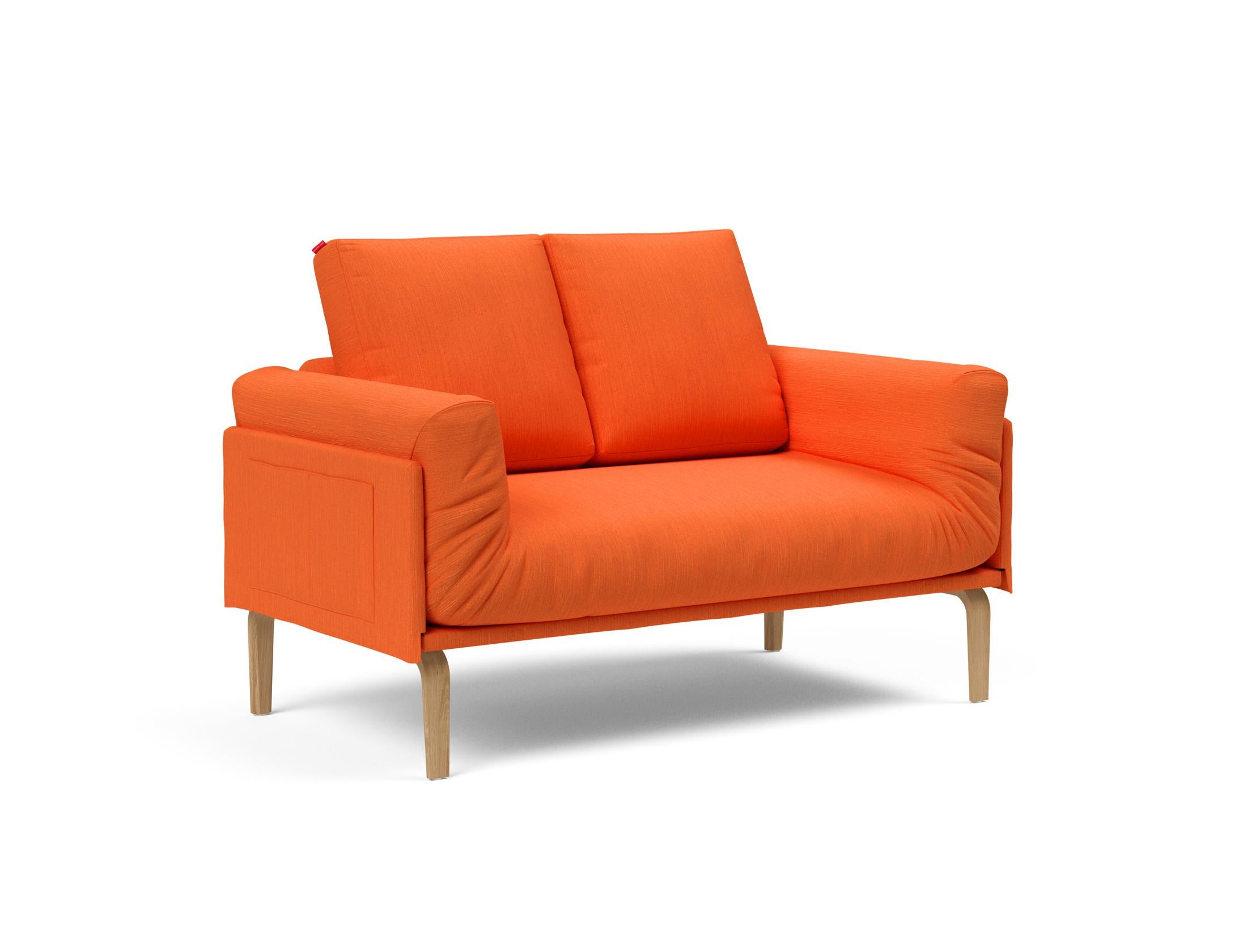 Entdecken Sie das Rollo Bow Klappsofa 80 von Innovation Living – ein elegantes, flexibles Sofa für kompaktes Wohnen, ideal als Tages- oder Gästebett.
