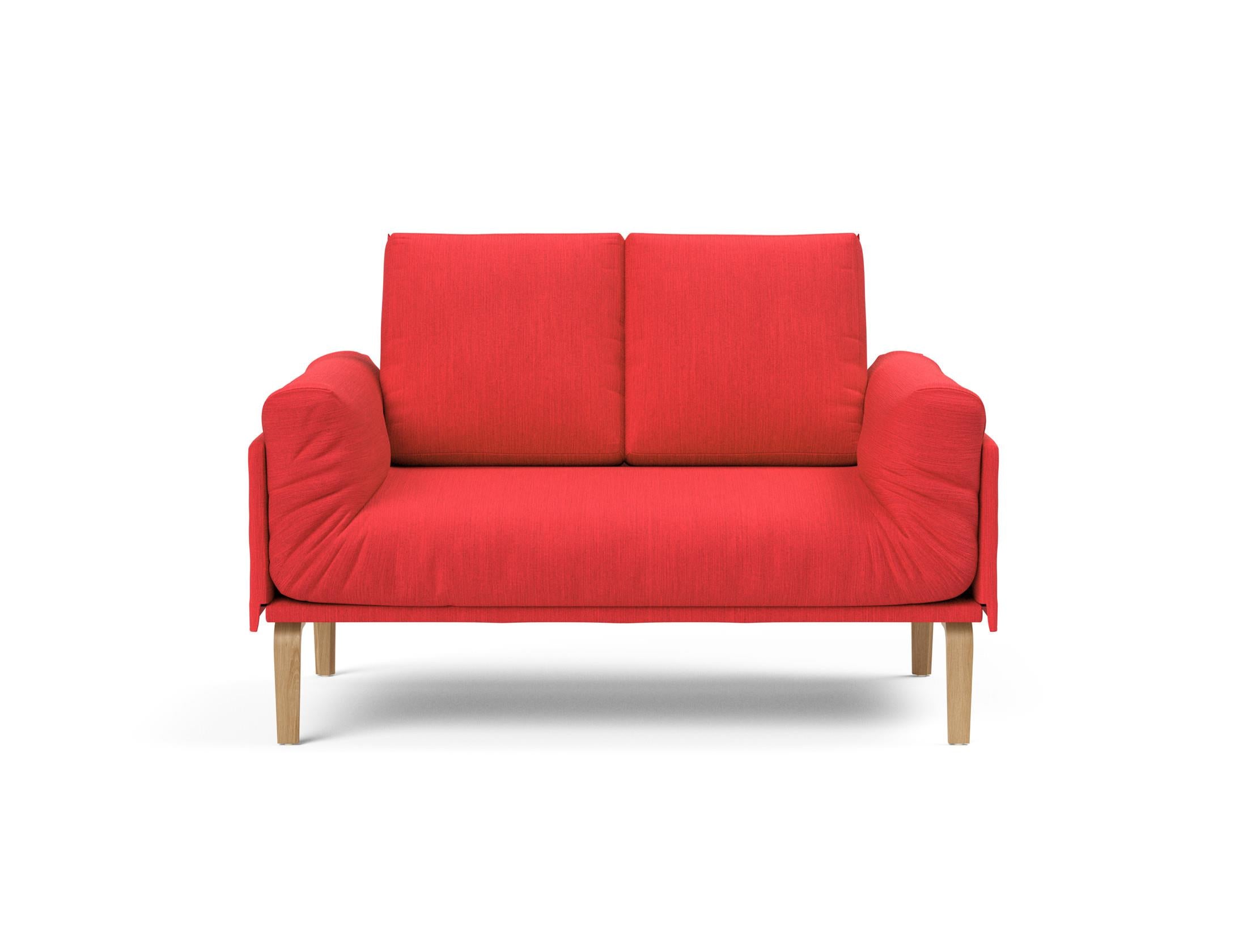 Entdecken Sie das Rollo Bow Klappsofa 80 von Innovation Living – ein elegantes, flexibles Sofa für kompaktes Wohnen, ideal als Tages- oder Gästebett.