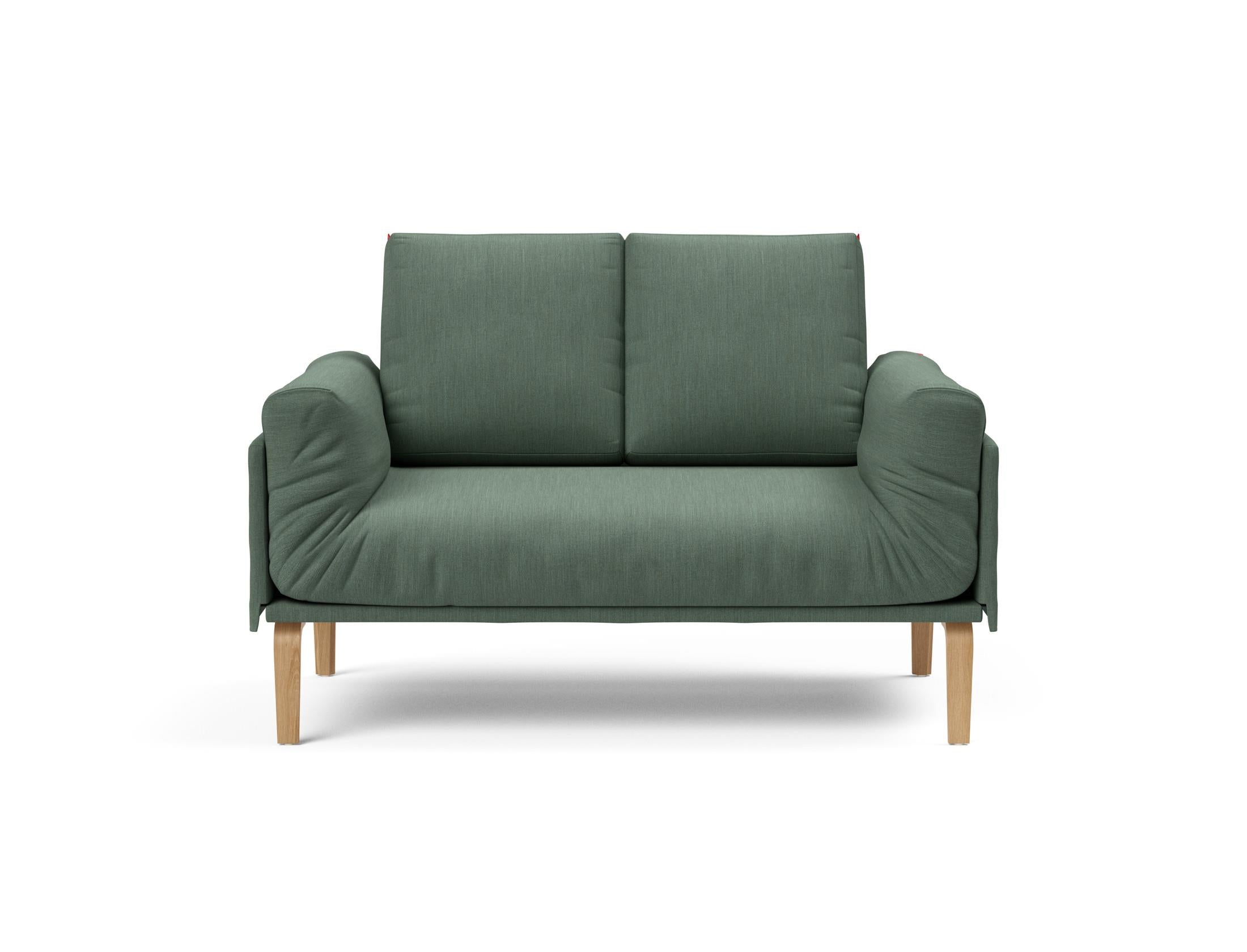 Entdecken Sie das Rollo Bow Klappsofa 80 von Innovation Living – ein elegantes, flexibles Sofa für kompaktes Wohnen, ideal als Tages- oder Gästebett.