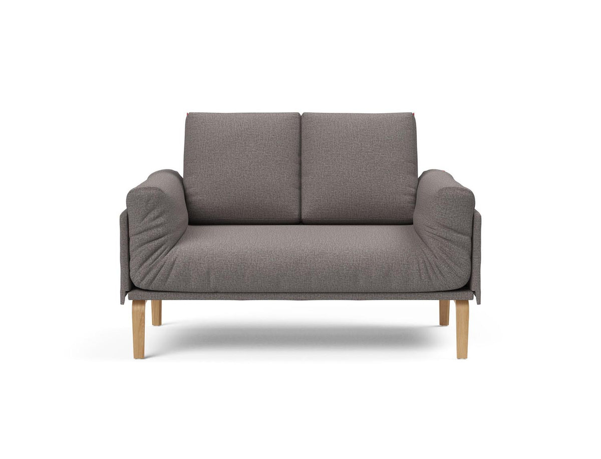 Rollo Bow Klappsofa 80 mit Cover und Gestellbezug Spring in 521 Mixed Dance Grey präsentiert im Onlineshop von KAQTU Design AG. Bettsofa ist von Innovation Living