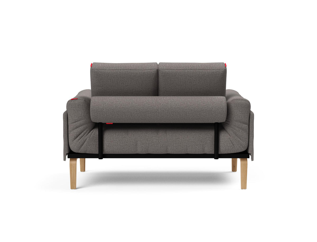 Rollo Bow Klappsofa 80 mit Cover und Gestellbezug Spring in 521 Mixed Dance Grey präsentiert im Onlineshop von KAQTU Design AG. Bettsofa ist von Innovation Living