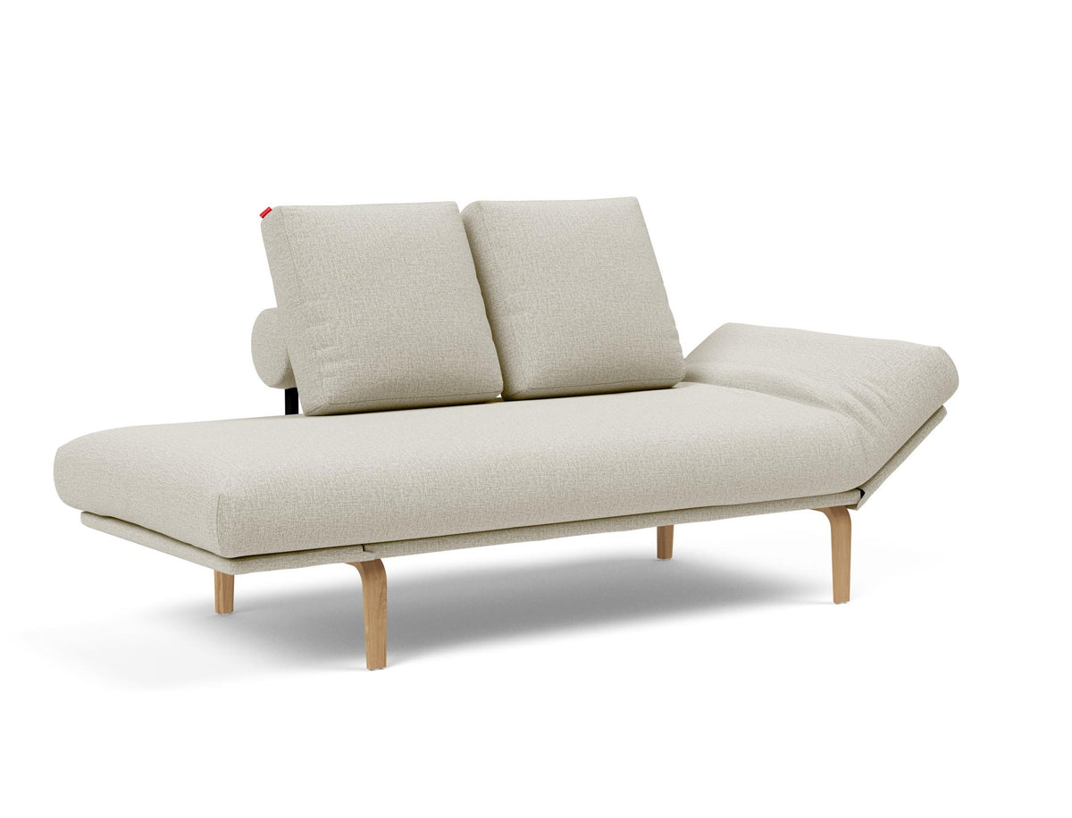 Rollo Bow Klappsofa 80 mit Cover und Gestellbezug Spring in 527 Mixed Dance Natural präsentiert im Onlineshop von KAQTU Design AG. Bettsofa ist von Innovation Living