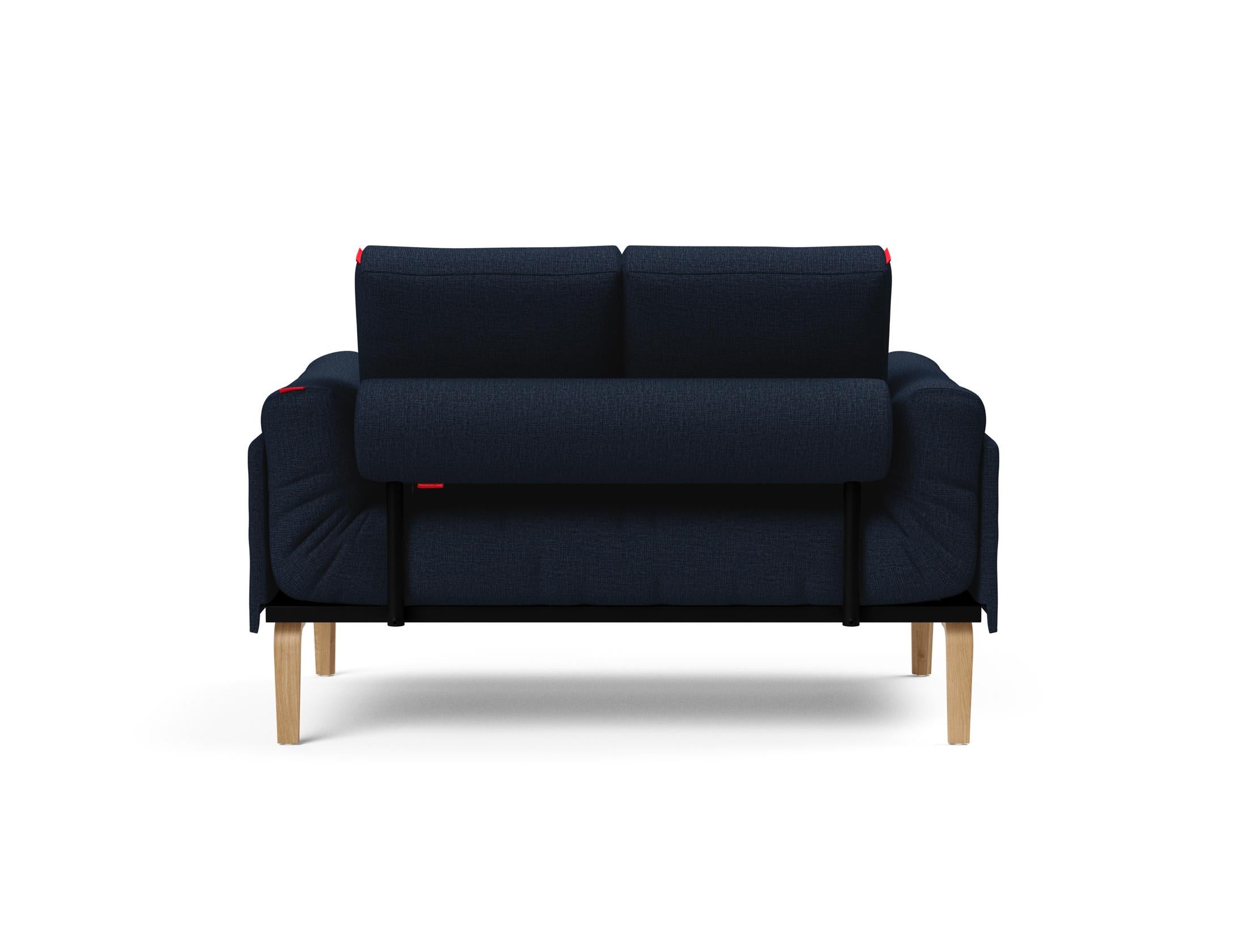 Entdecken Sie das Rollo Bow Klappsofa 80 von Innovation Living – ein elegantes, flexibles Sofa für kompaktes Wohnen, ideal als Tages- oder Gästebett.