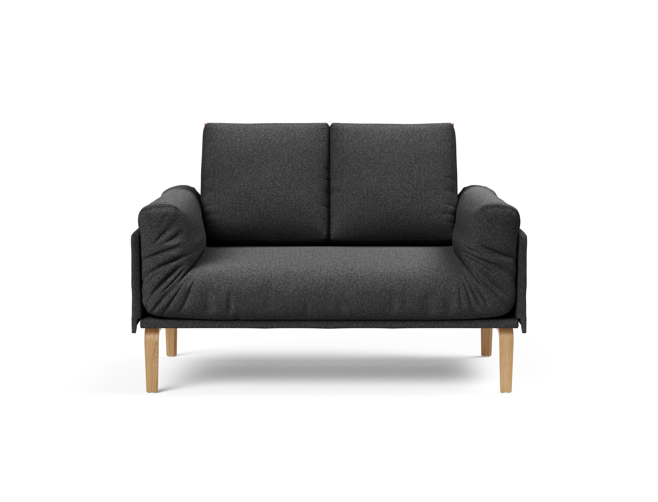 Entdecken Sie das Rollo Bow Klappsofa 80 von Innovation Living – ein elegantes, flexibles Sofa für kompaktes Wohnen, ideal als Tages- oder Gästebett.