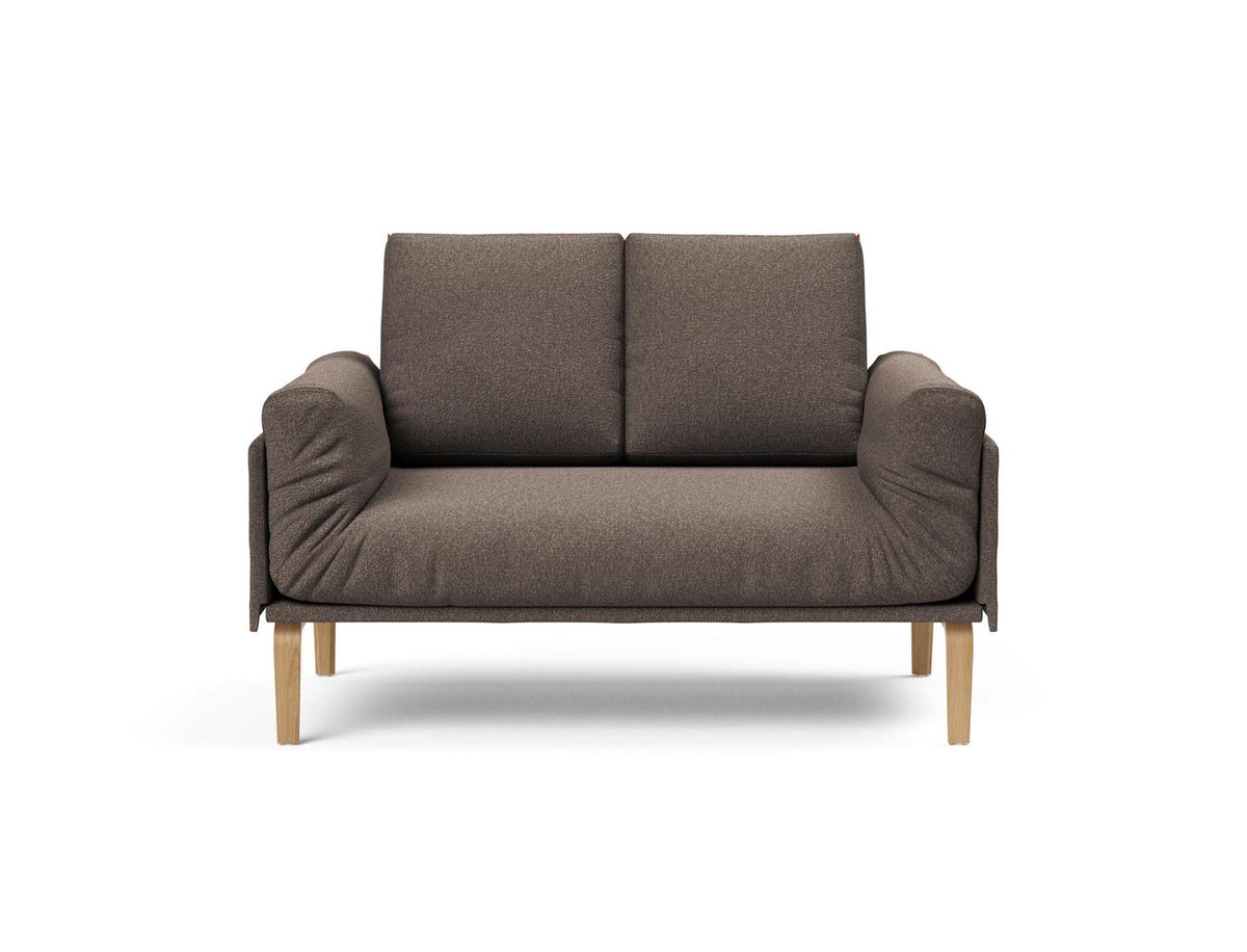 Rollo Bow Klappsofa 80 mit Cover und Gestellbezug Spring in 530 Bouclé Taupe präsentiert im Onlineshop von KAQTU Design AG. Bettsofa ist von Innovation Living