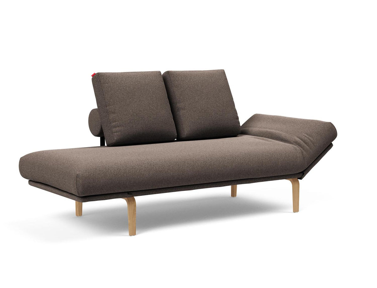 Rollo Bow Klappsofa 80 mit Cover und Gestellbezug Spring in 530 Bouclé Taupe präsentiert im Onlineshop von KAQTU Design AG. Bettsofa ist von Innovation Living