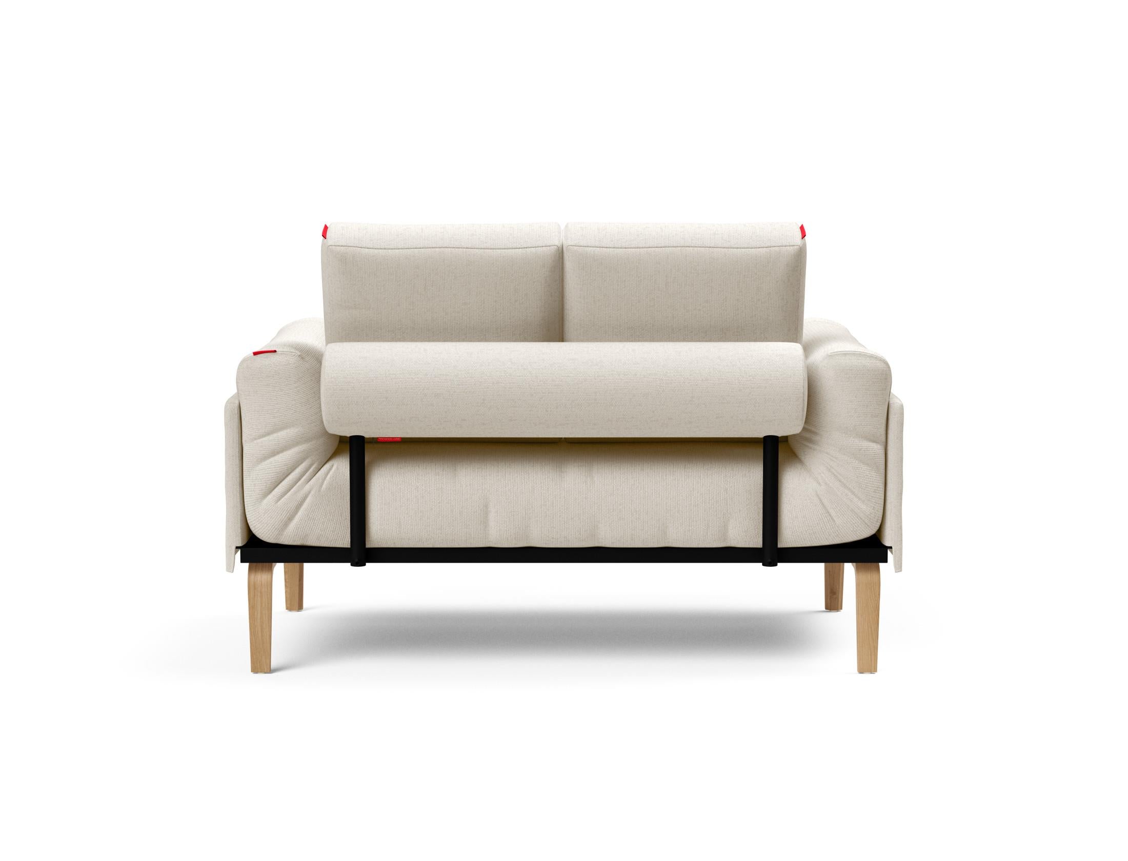 Entdecken Sie das Rollo Bow Klappsofa 80 von Innovation Living – ein elegantes, flexibles Sofa für kompaktes Wohnen, ideal als Tages- oder Gästebett.
