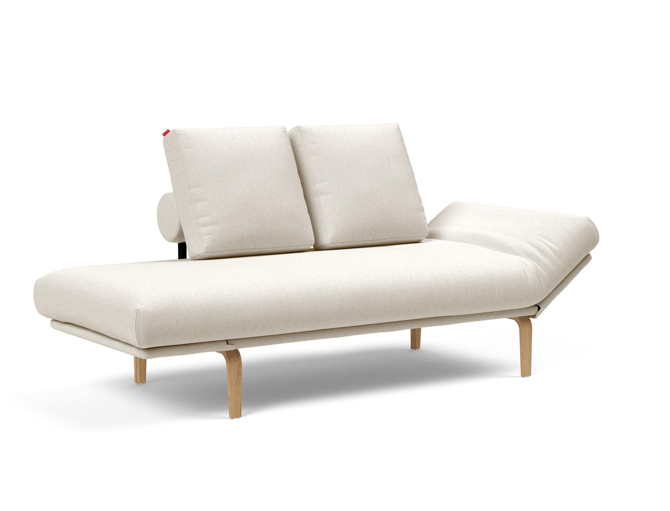Entdecken Sie das Rollo Bow Klappsofa 80 von Innovation Living – ein elegantes, flexibles Sofa für kompaktes Wohnen, ideal als Tages- oder Gästebett.