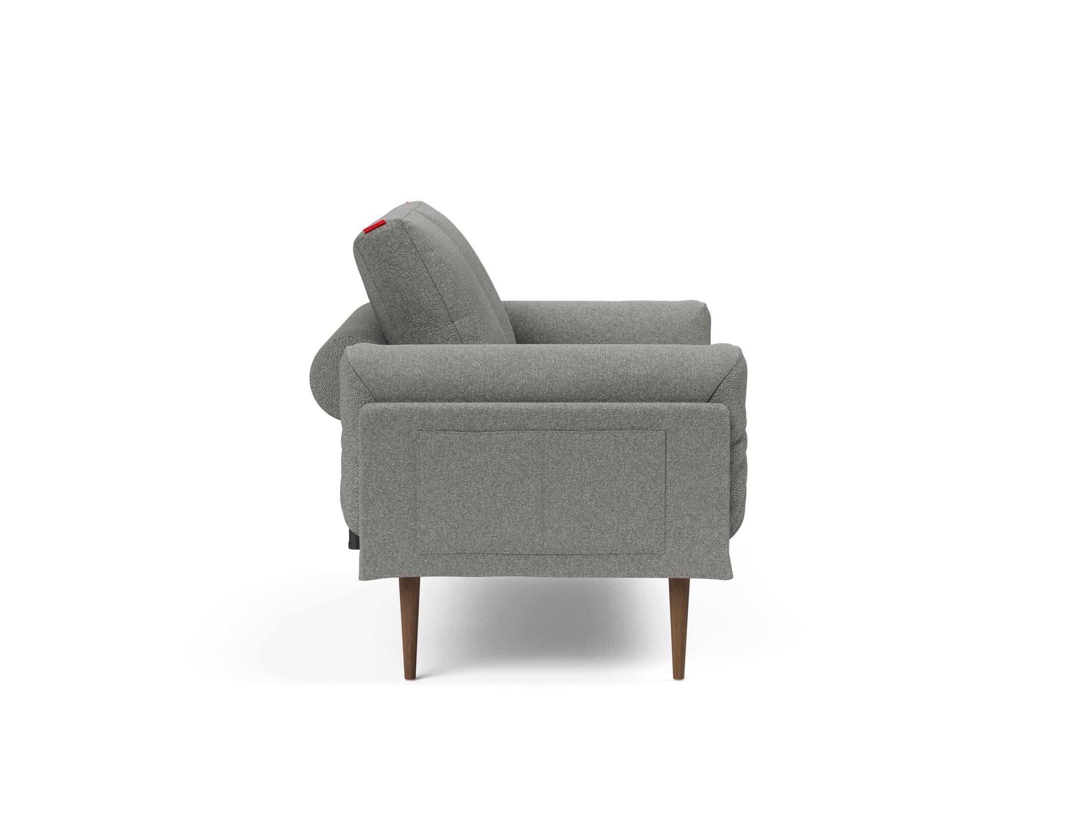 Entdecken Sie das Rollo Styletto Klappsofa 80 von Innovation Living – ein elegantes, flexibles Sofa, ideal für kompakte Wohnräume und vielseitige Anwendungen.