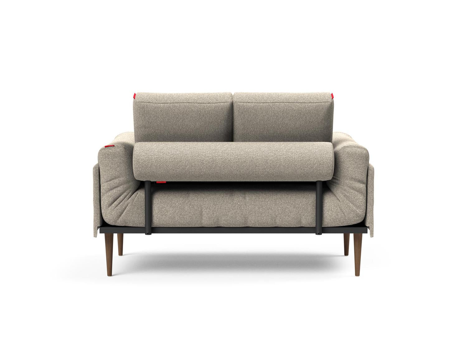 Entdecken Sie das Rollo Styletto Klappsofa 80 von Innovation Living – ein elegantes, flexibles Sofa, ideal für kompakte Wohnräume und vielseitige Anwendungen.