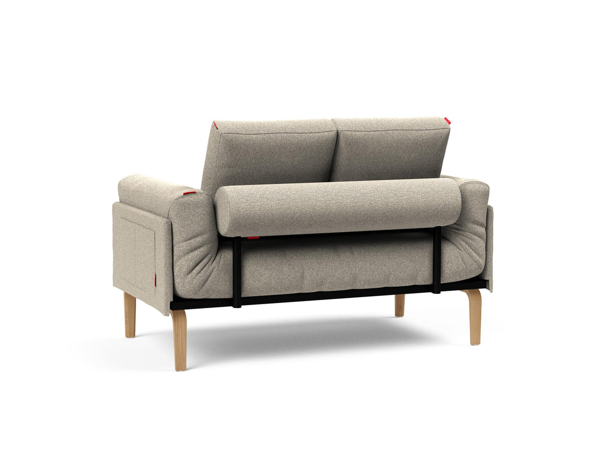 Rollo Bow Klappsofa 80 mit Cover und Gestellbezug Spring in 539 Bouclé Beige präsentiert im Onlineshop von KAQTU Design AG. Bettsofa ist von Innovation Living