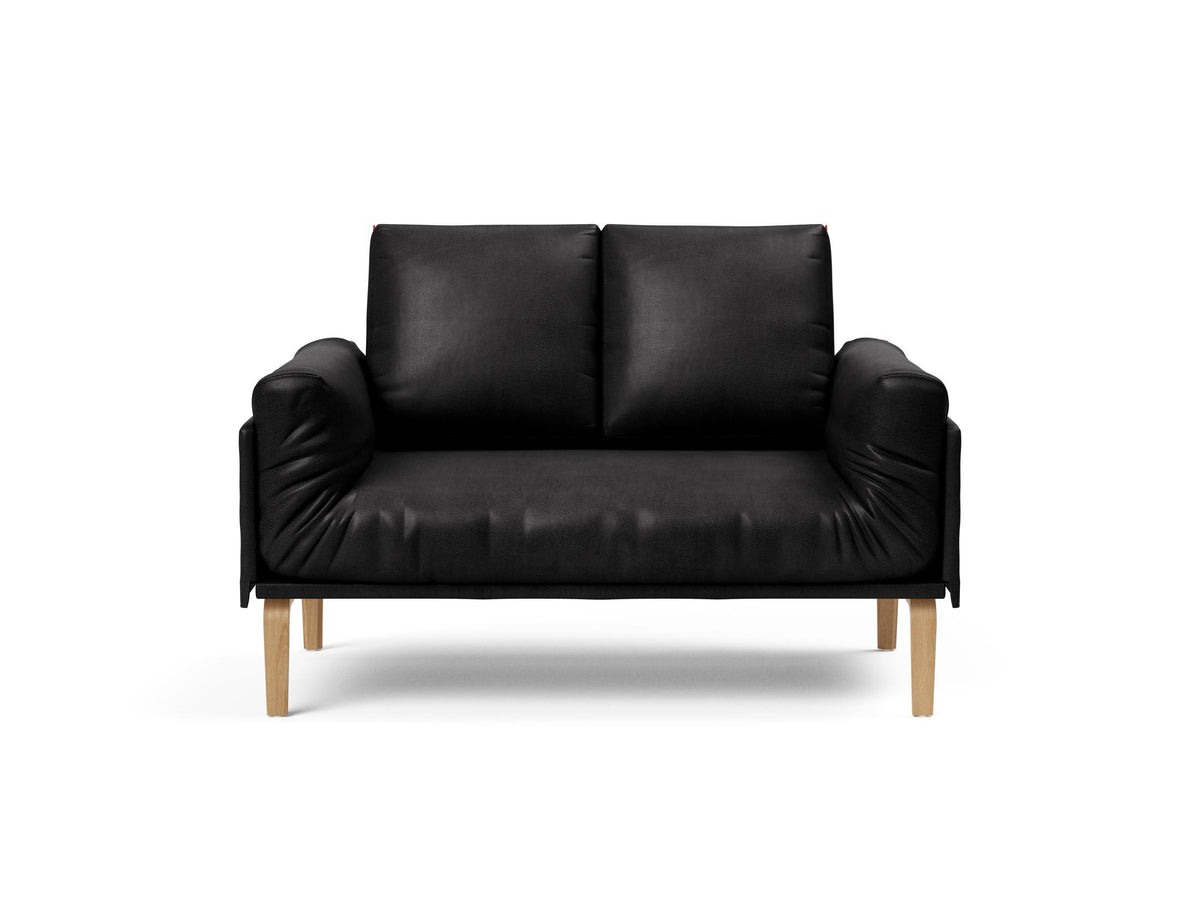 Rollo Bow Klappsofa 80 mit Cover und Gestellbezug Spring in 550 Faunal Black präsentiert im Onlineshop von KAQTU Design AG. Bettsofa ist von Innovation Living