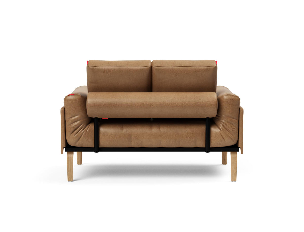 Rollo Bow Klappsofa 80 mit Cover und Gestellbezug Spring in 551 Faunal Brown präsentiert im Onlineshop von KAQTU Design AG. Bettsofa ist von Innovation Living