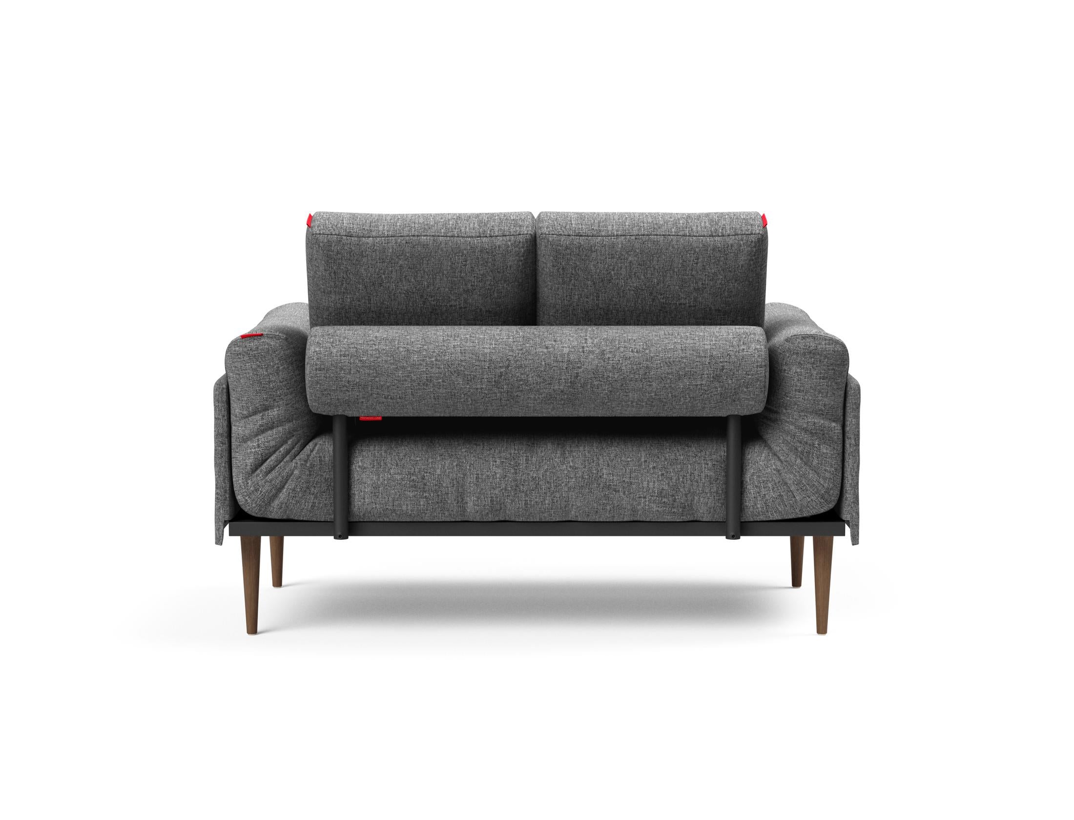 Entdecken Sie das Rollo Styletto Klappsofa 80 von Innovation Living – ein elegantes, flexibles Sofa, ideal für kompakte Wohnräume und vielseitige Anwendungen.