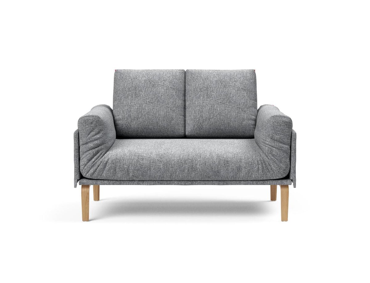 Rollo Bow Klappsofa 80 mit Cover und Gestellbezug Spring in 565 Twist Granite präsentiert im Onlineshop von KAQTU Design AG. Bettsofa ist von Innovation Living