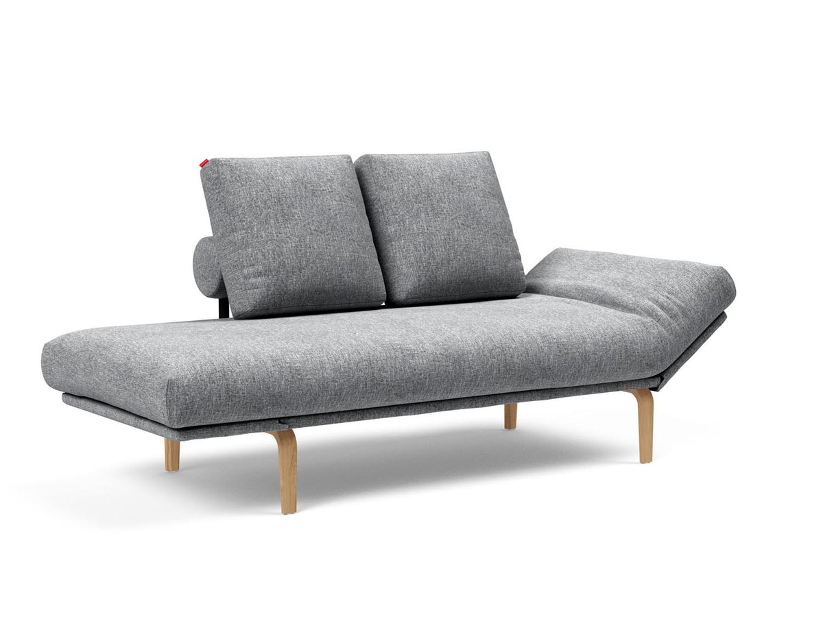 Rollo Bow Klappsofa 80 mit Cover und Gestellbezug Spring in 565 Twist Granite präsentiert im Onlineshop von KAQTU Design AG. Bettsofa ist von Innovation Living
