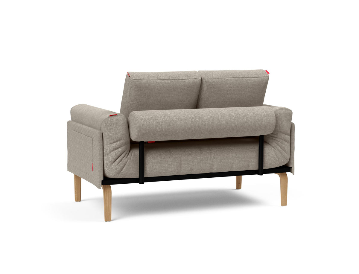 Rollo Bow Klappsofa 80 mit Cover und Gestellbezug Spring in 579 Kenya Gravel präsentiert im Onlineshop von KAQTU Design AG. Bettsofa ist von Innovation Living