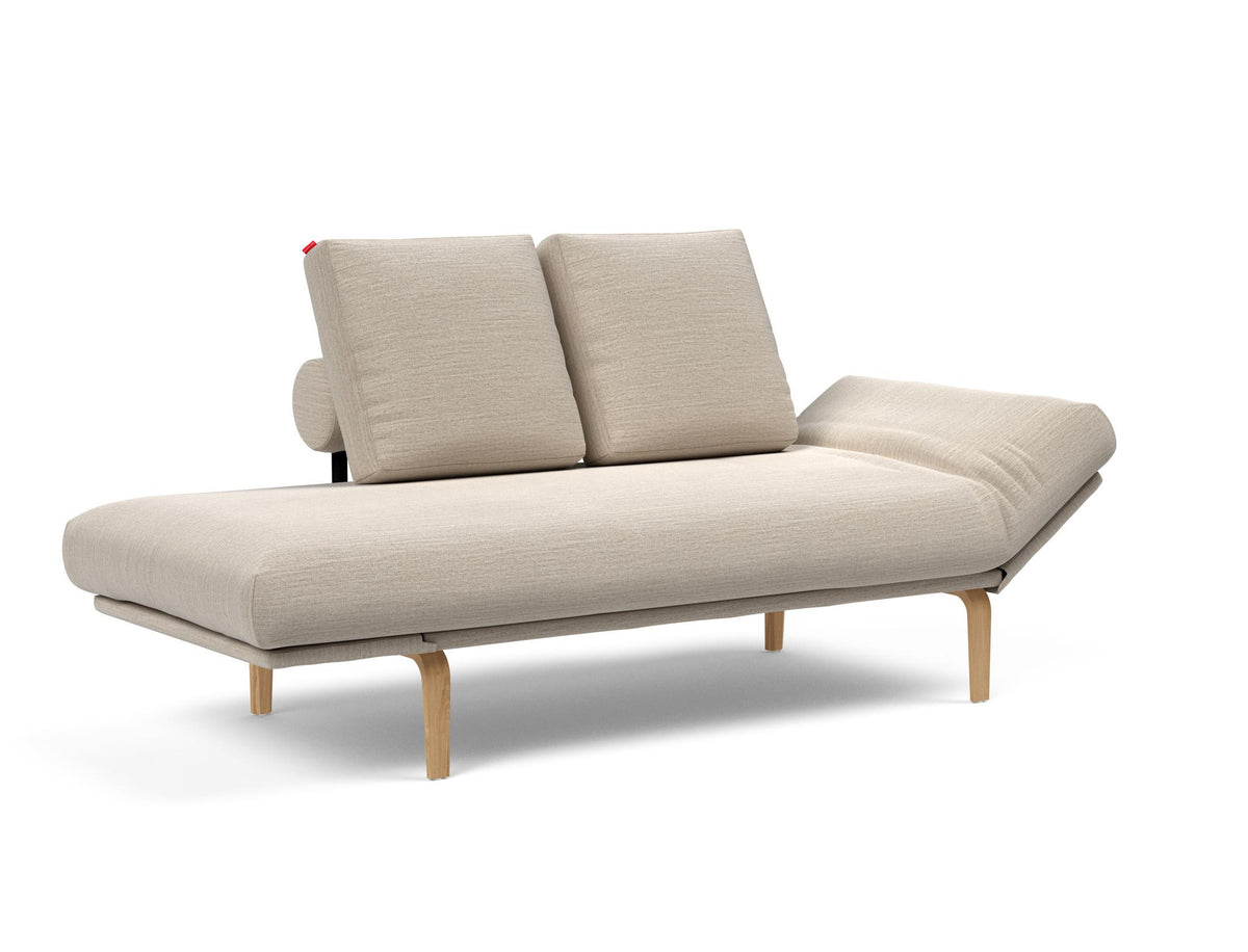 Rollo Bow Klappsofa 80 mit Cover und Gestellbezug Spring in 612 Blida Sand Grey präsentiert im Onlineshop von KAQTU Design AG. Bettsofa ist von Innovation Living