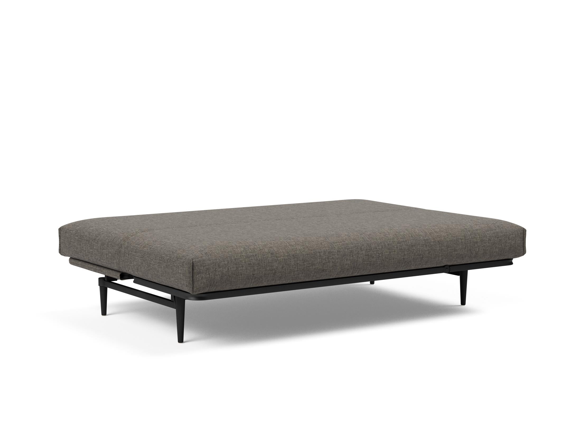 Erleben Sie das Colpus Bettsofa 140 Nordic Cover in Eiche schwarz – stilvolles Design trifft auf vielseitige Funktionalität für Ihr Zuhause.